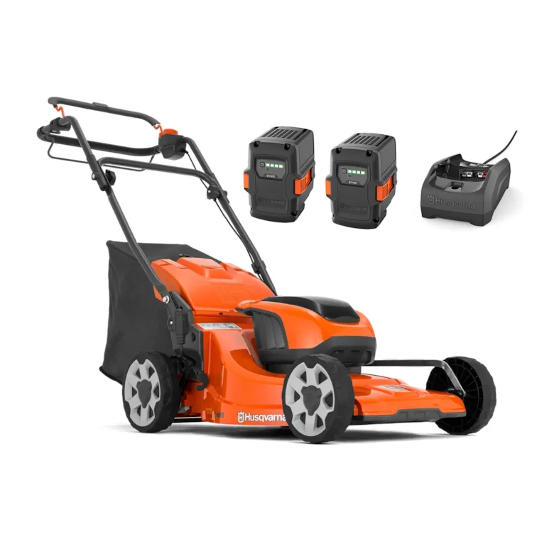 Husqvarna Akku Rasenmäher LC 142iS Set 2x 40-B140 + 40-C80