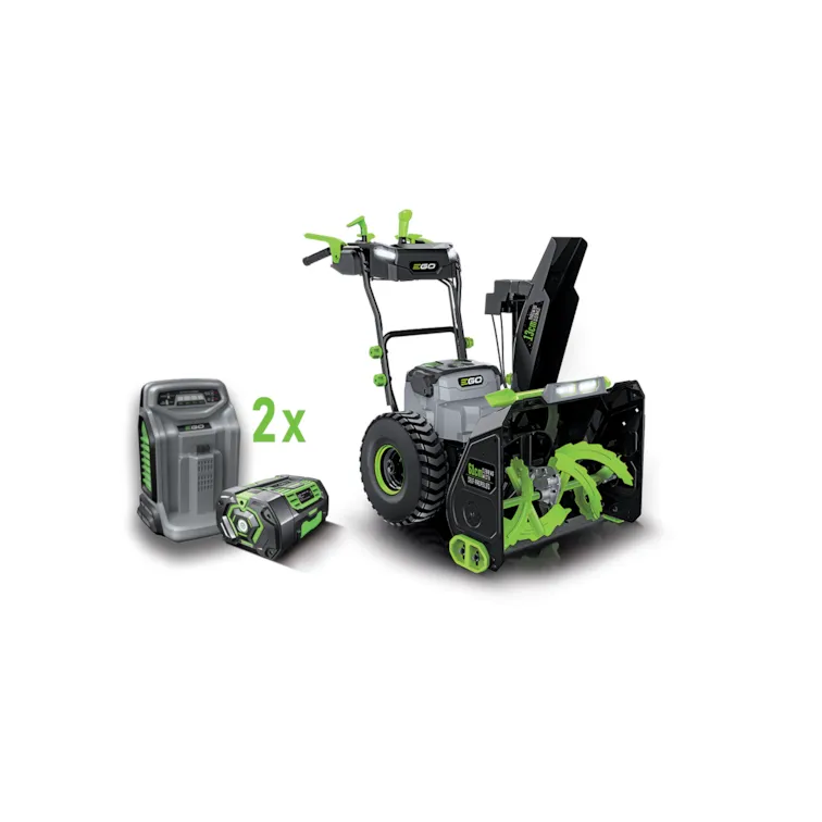 Ego Power+ Akku Schneefräse SNT2400E-K2753 Set 2x BA4200 + 2x CH5500E