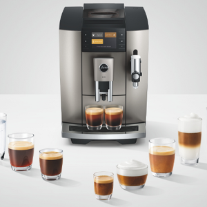 Jura - Kaffeevollautomat E8 Midnight Silver (ED) Smart Connect geschenkt