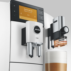 Jura E8 - Kaffeevollautomat Diamond White (ED)