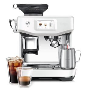 Sage Siebträgermaschine - Barista Touch Impress Edelstahl Sea Salt - Kaltbrühfunktion