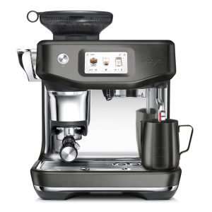 Sage Siebträgermaschine - Barista Touch Impress Edelstahl schwarz - Kaltbrühfunktion