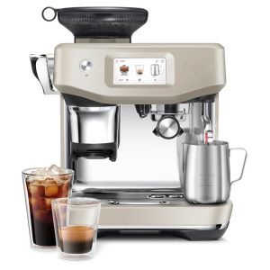 Sage - Siebträgermaschine Barista Touch Impress mandel Kaltbrühfunktion