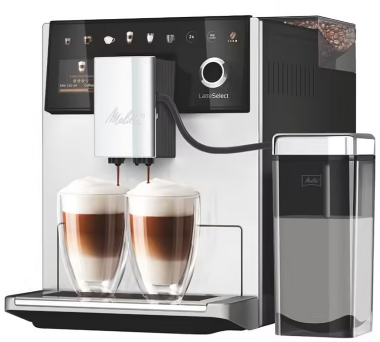 Melitta Kaffeevollautomat LatteSelect® 630-211 silber