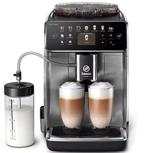 Saeco Kaffeevollautomat Gran Aroma SM6585/00 Metallgrau