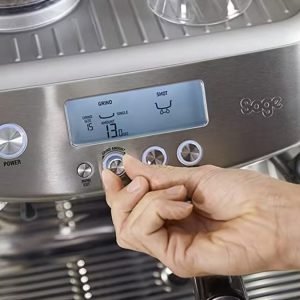 Sage The Barista Pro Siebträgermaschine gebürstetes Edelstahl