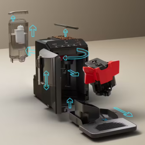 Siemens Kaffeevollautomat EQ300 TF301E09 schwarz