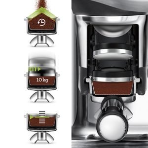 Sage Siebträgermaschine - Barista Touch Impress Black Truffle – Die neue Generation von Sage integriert die Kaltbrühfunk